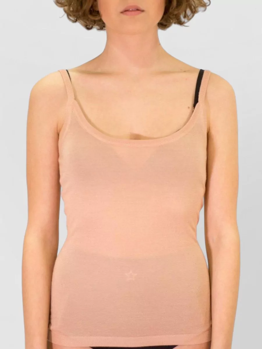 La Rose Cashmere silk tank top