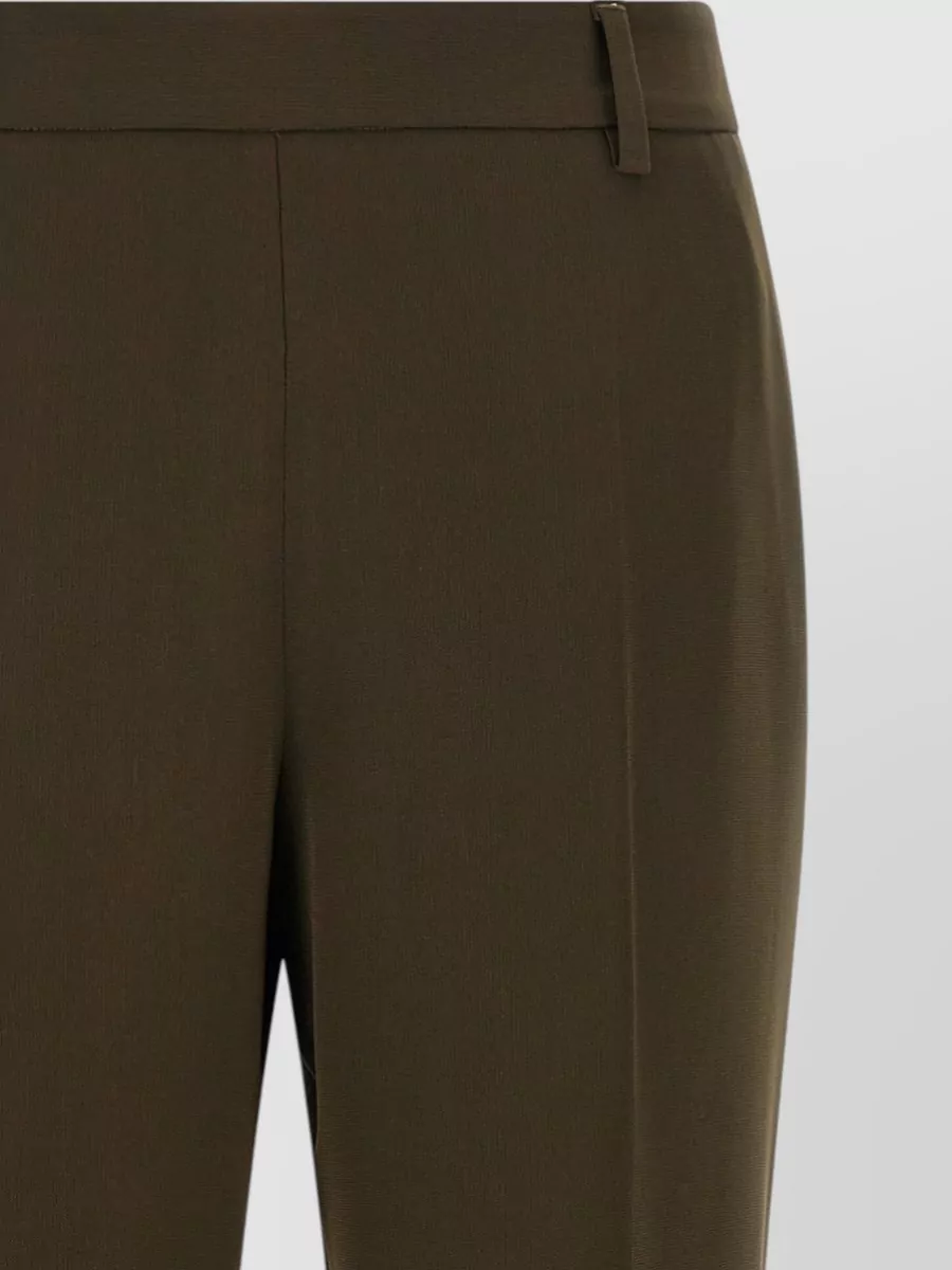 Alberto Biani Straight-Leg Crepe Trousers