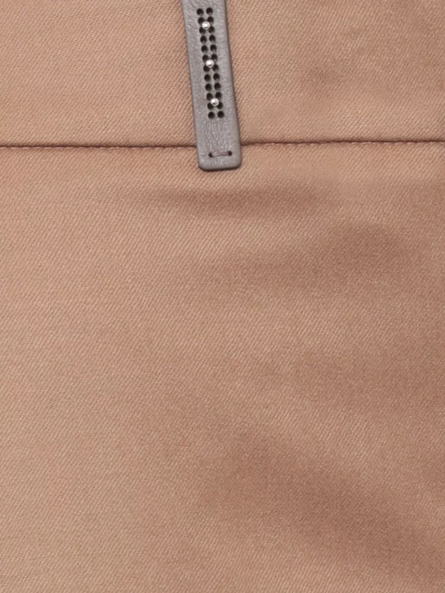 Peserico Virgin Wool Straight-Leg Trousers