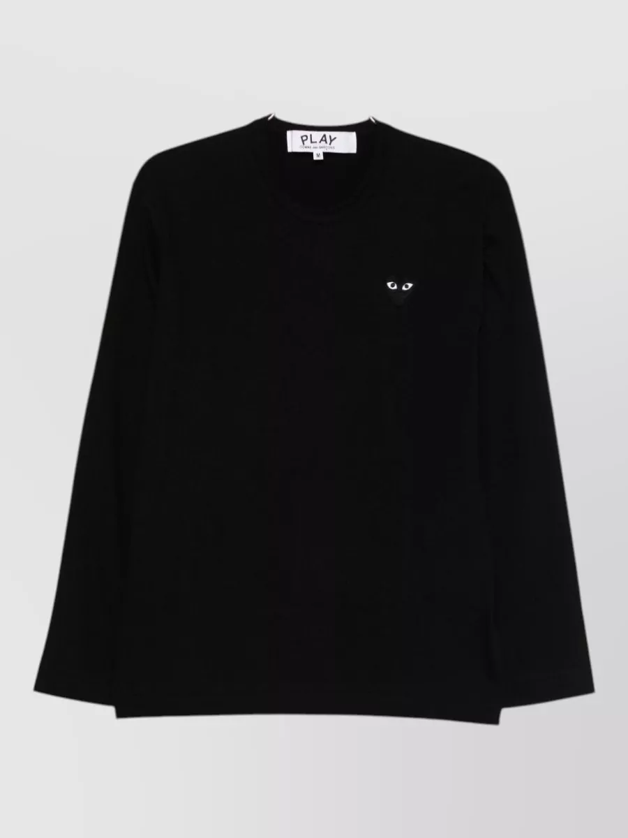 Comme Des Garçons Cotton Crew-Neck Long-Sleeve T-Shirt