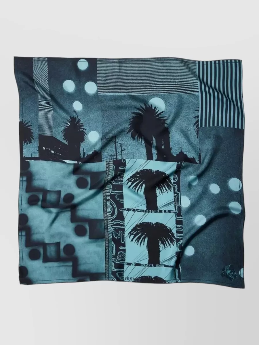 Versace silk printed scarf