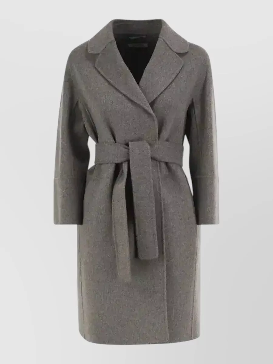 S Max Mara Virgin wool belted short coat