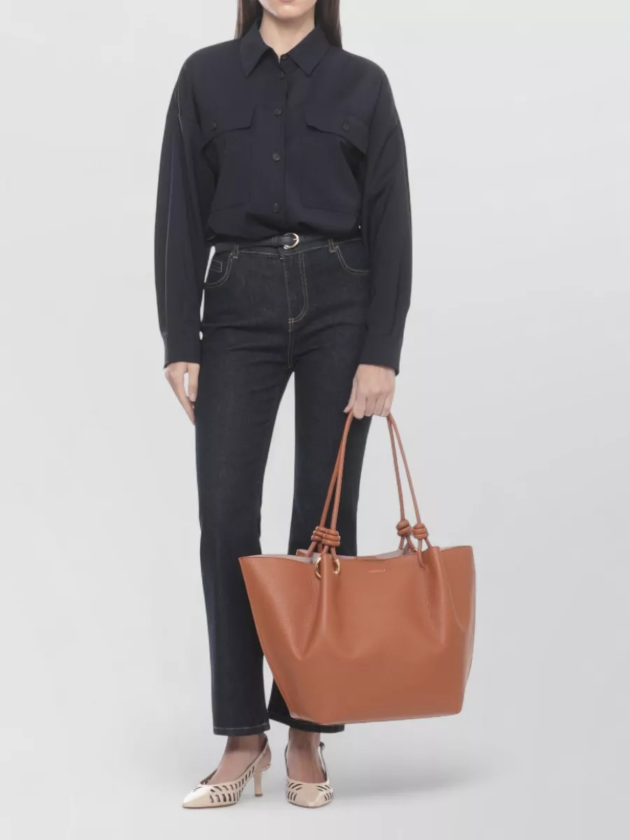 Coccinelle Leather Shopper Bag