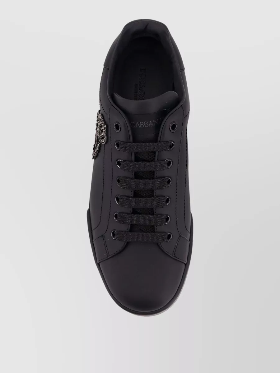 Dolce&Gabbana Low Top Sneakers Round Toe Rubber Sole