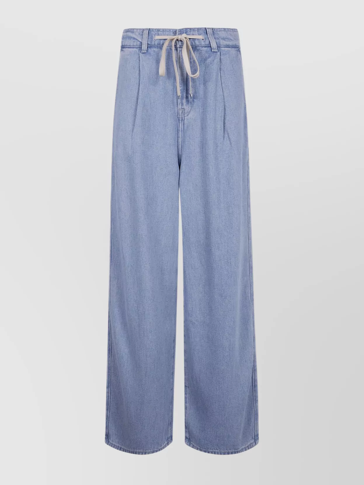 7 For All Mankind Tilda Pant With Belt Loops And Side Pockets In Blue