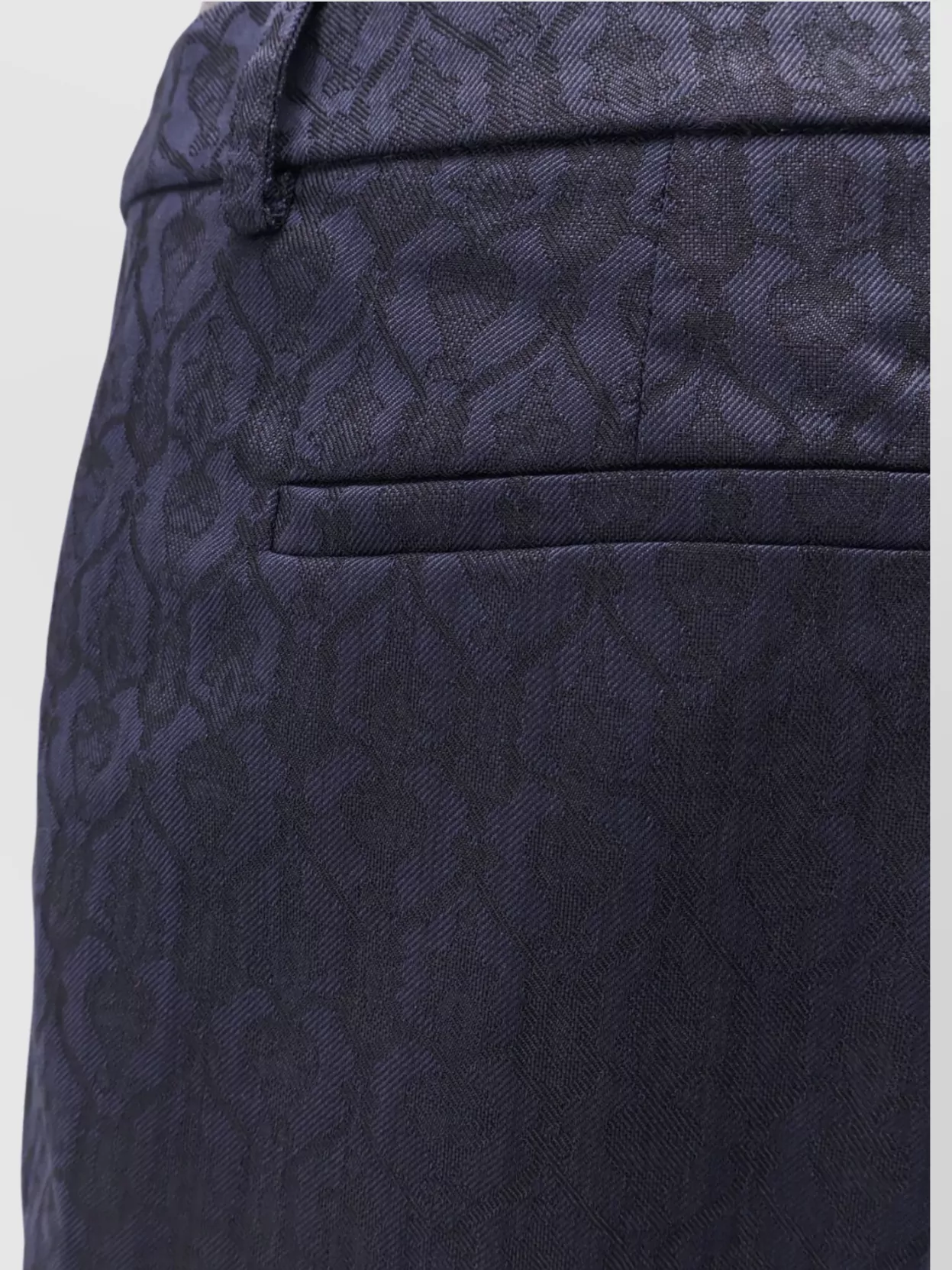 Etro Wool Trousers Iconic Motif