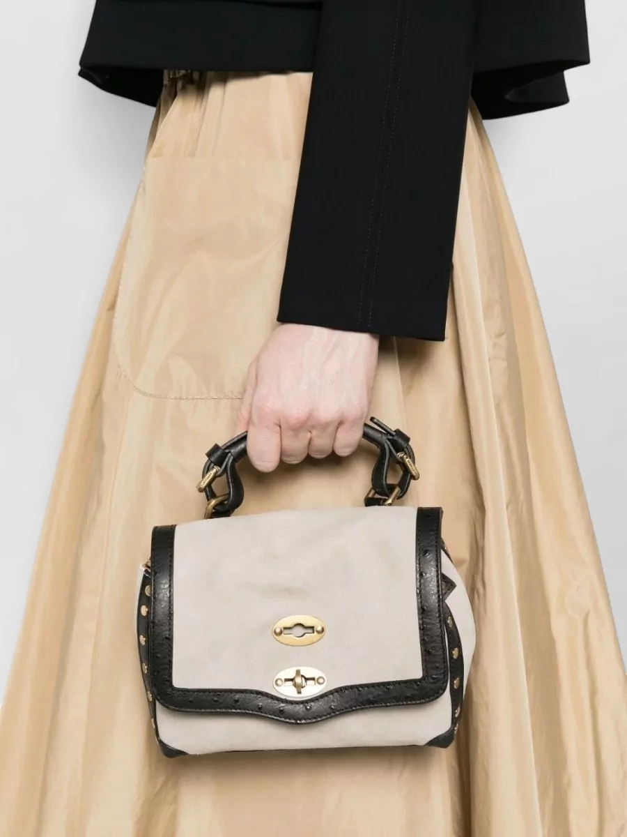 Zanellato Stud-Embellished Mini Bag
