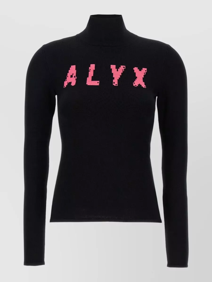 1017 Alyx 9sm high neck long sleeve knitted top