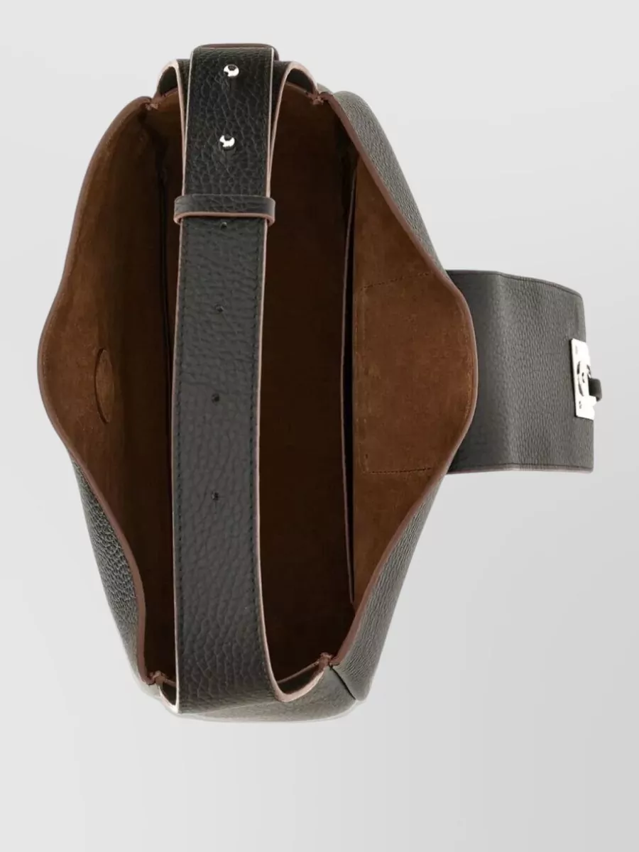 Hogan Leather Hobo Bag