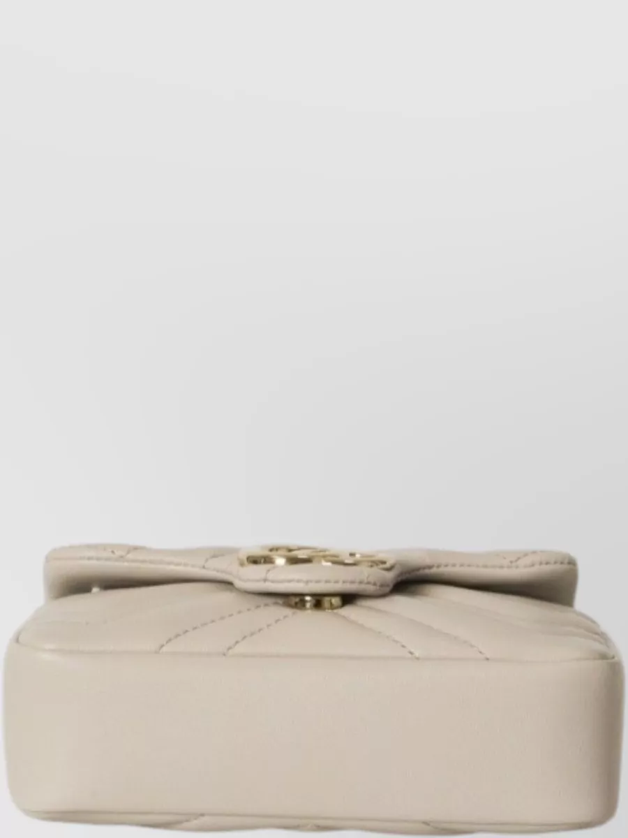 Gucci Gg Marmont Mini Leather Cross-Body Bag