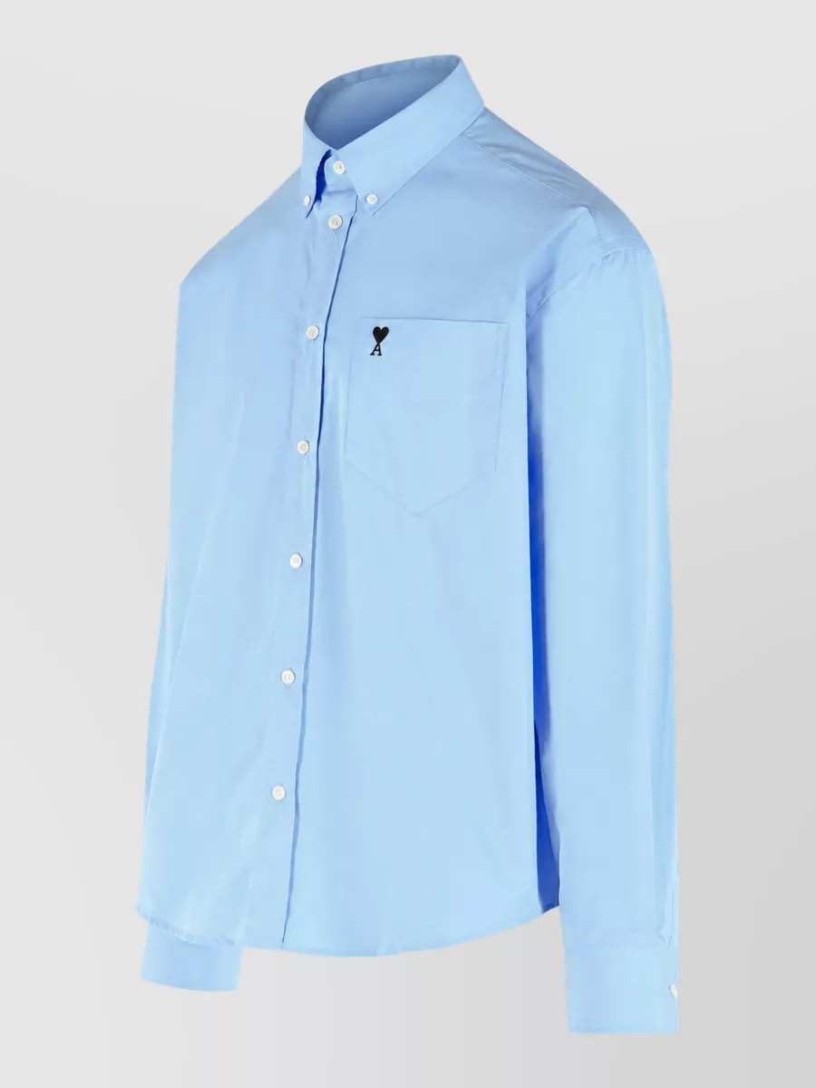 Ami Paris Boxy Cotton Shirt