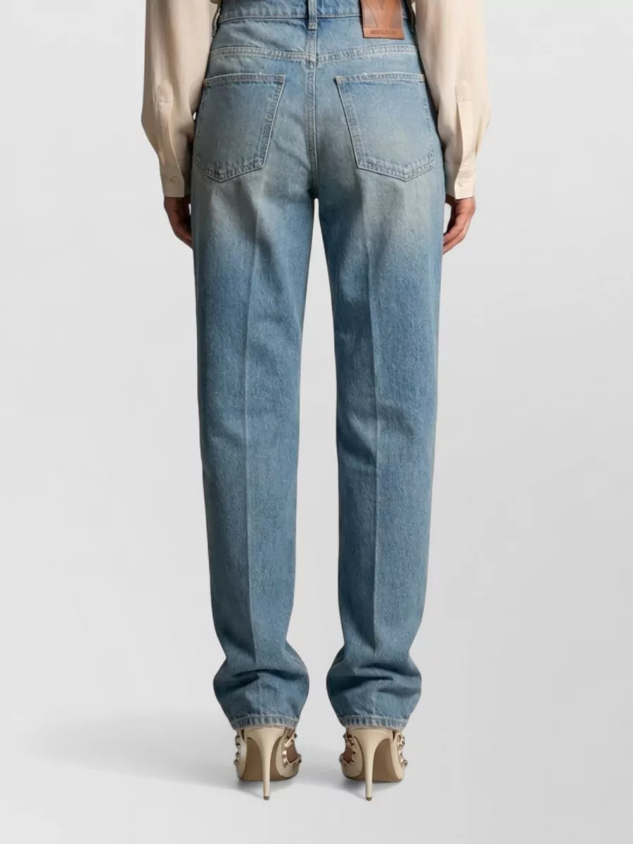 Valentino Garavani High-Rise Flared Denim Jeans