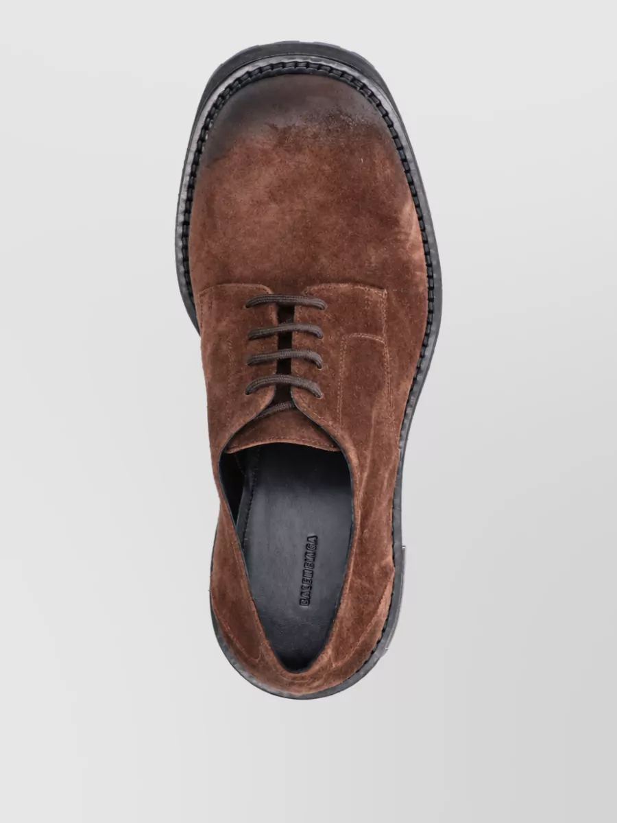 Balenciaga Leather Derby Shoes