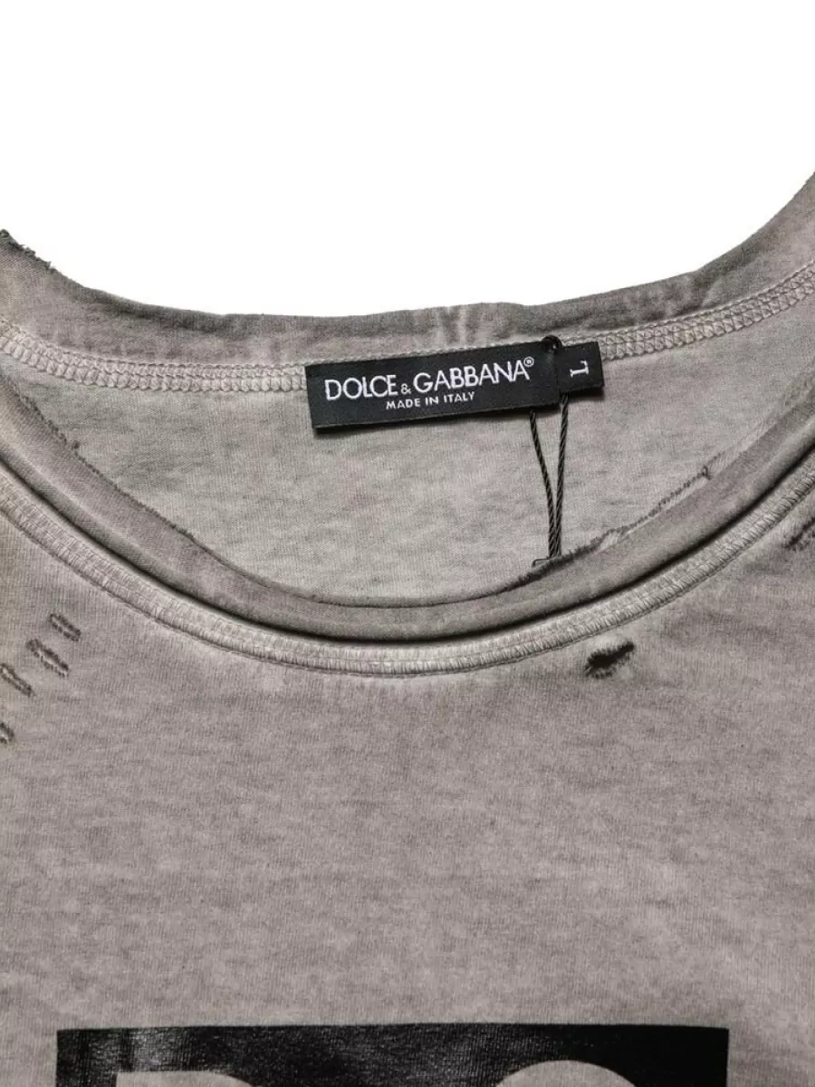 Dolce&Gabbana Logo print cotton t-shirt