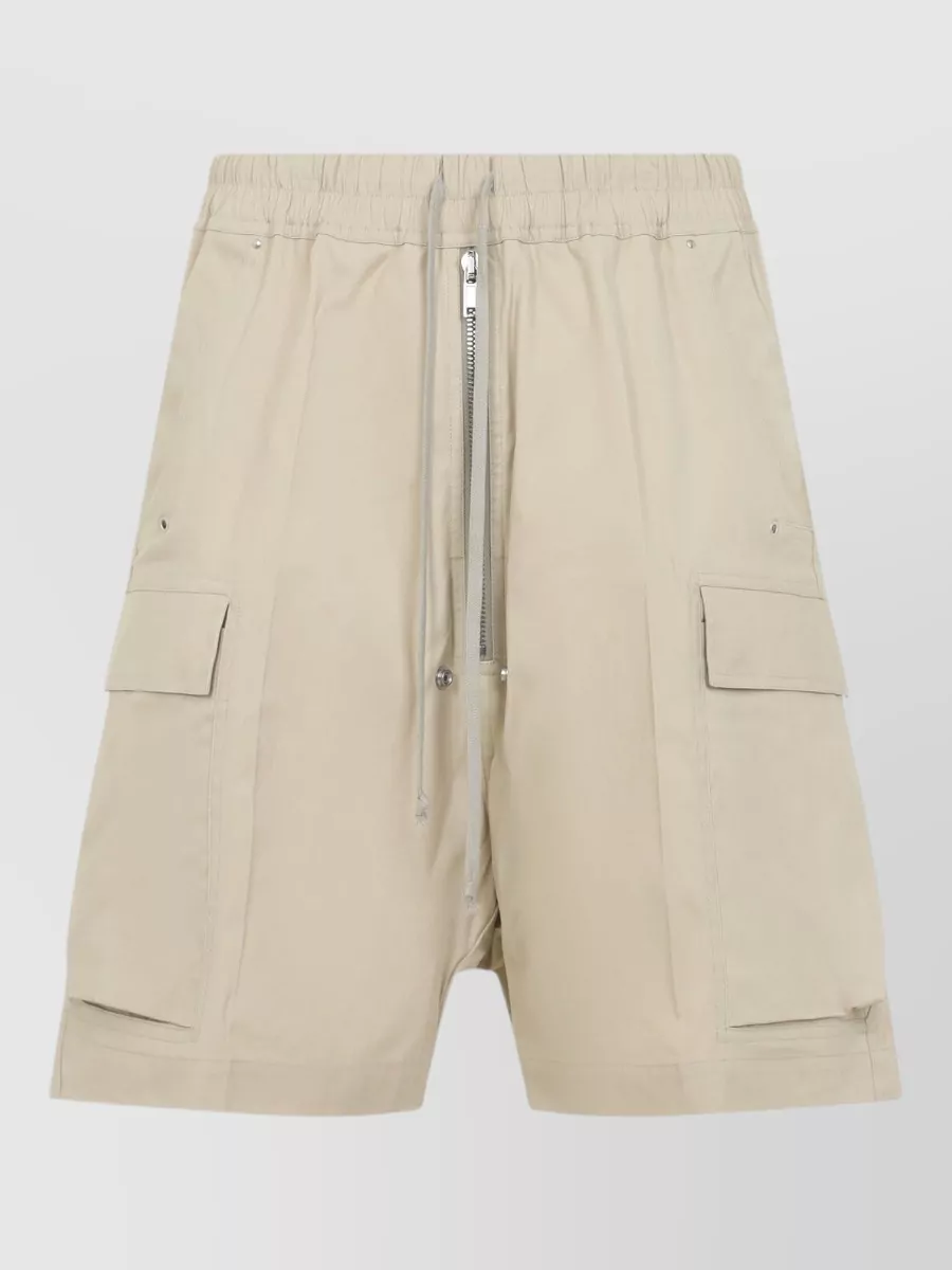 Rick Owens Cotton Relaxed-Fit Cargo Shorts