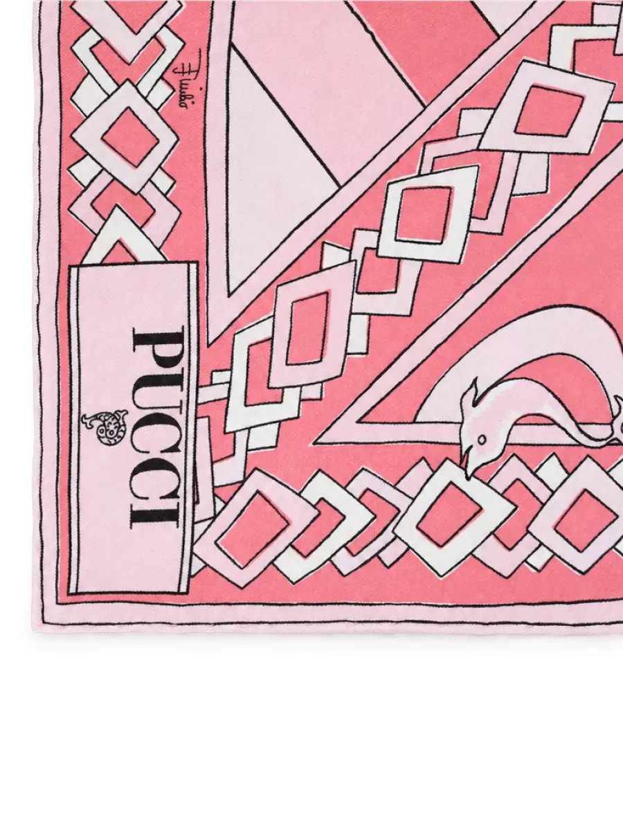 Pucci silk printed foulard