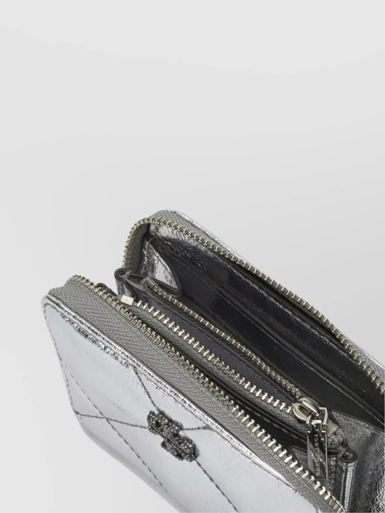 Tory Burch Metallic Quilted Wallets And Card Holders