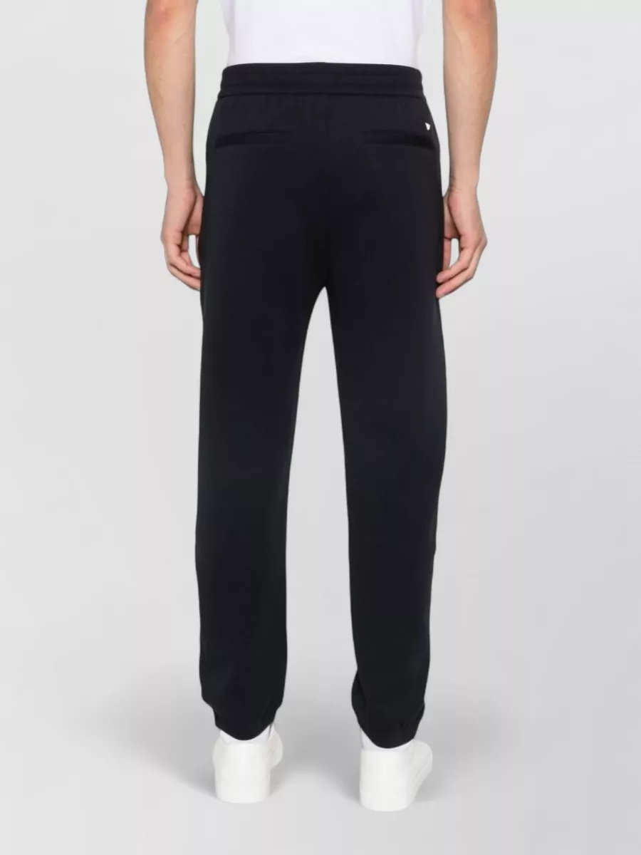 Emporio Armani Cotton Trousers Featuring Side And Back Pockets