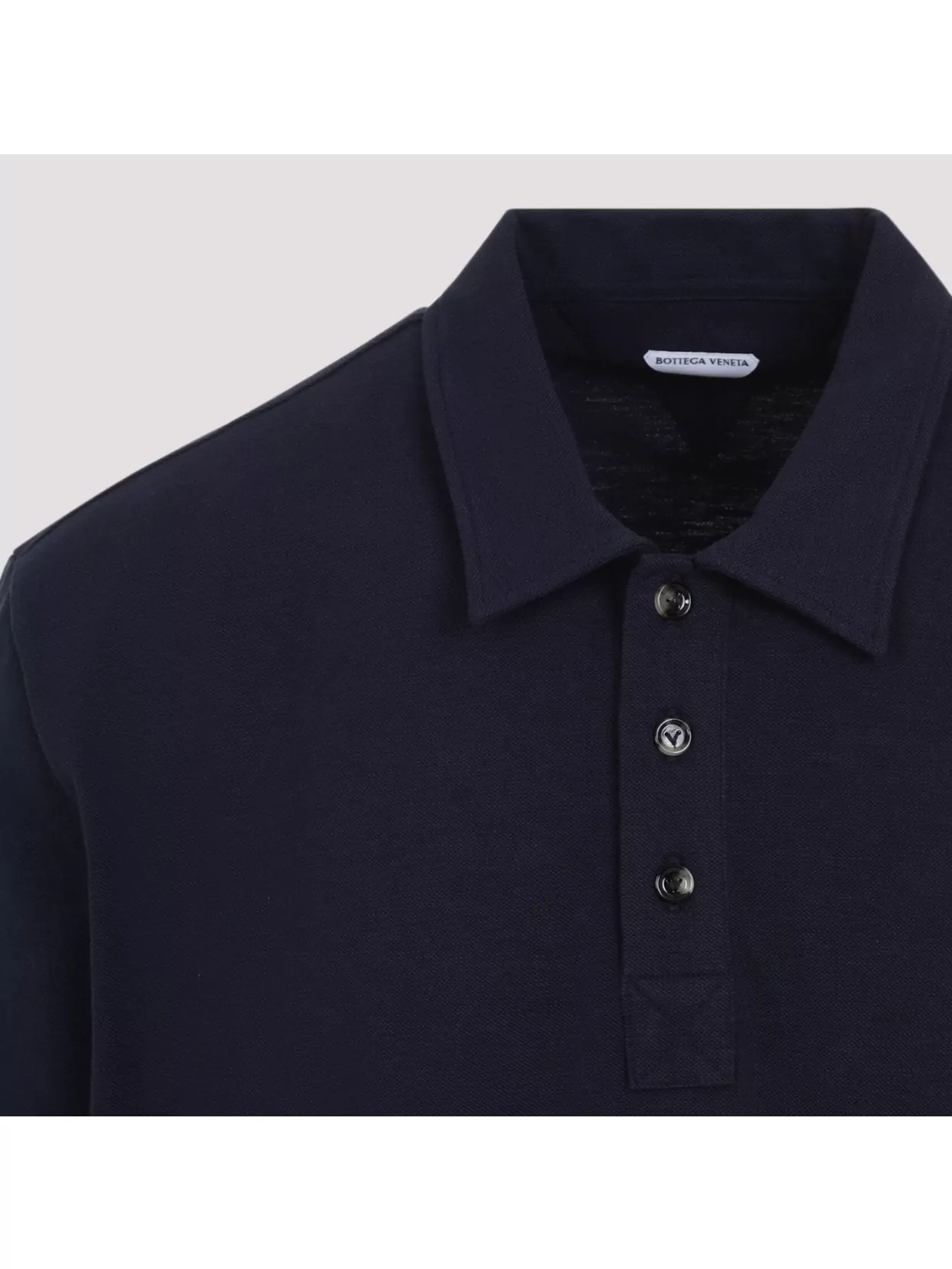 Bottega Veneta Cotton Shirt With Collar And Straight Hem