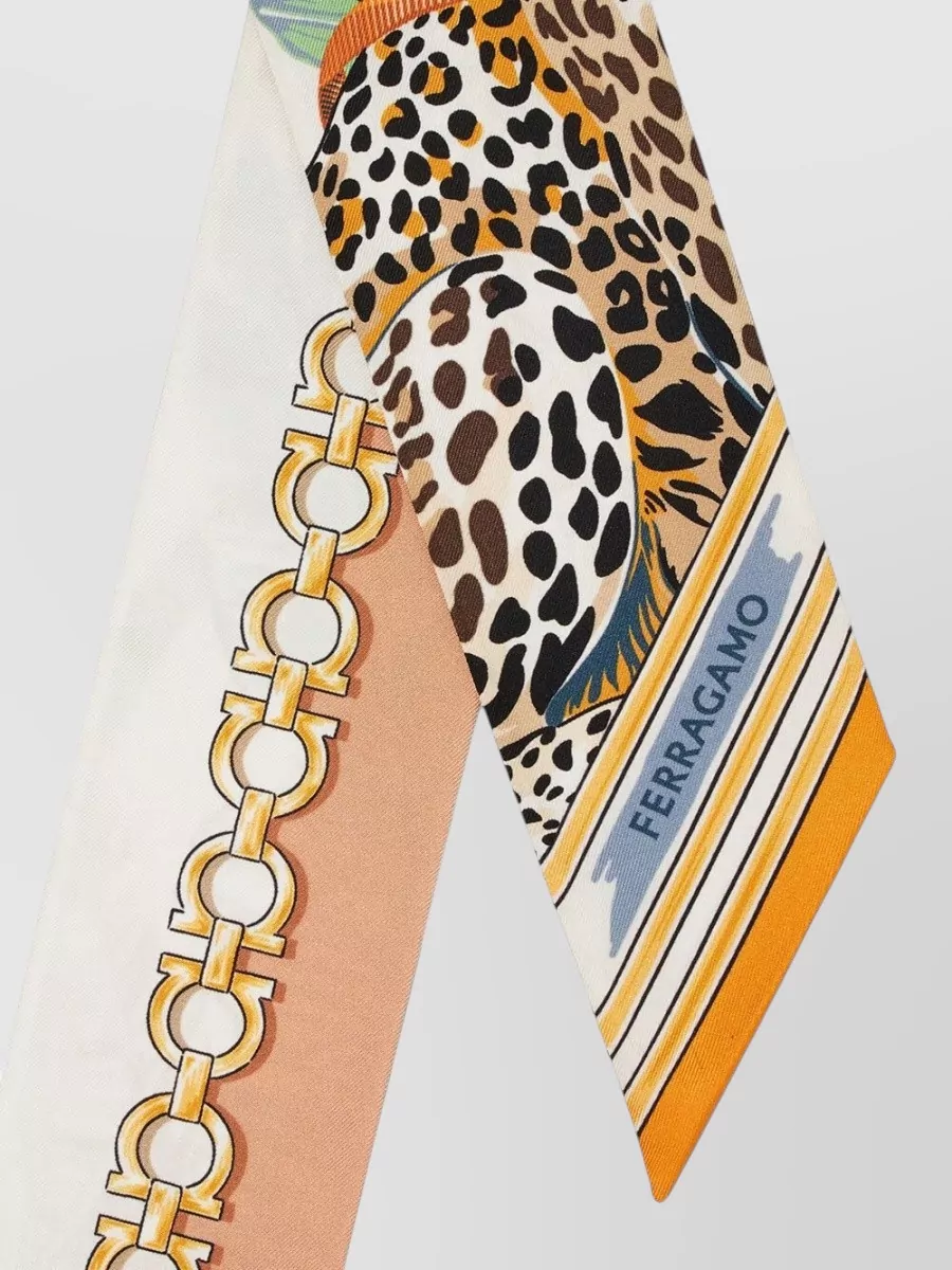 Ferragamo Silk Printed Mini Bandeau