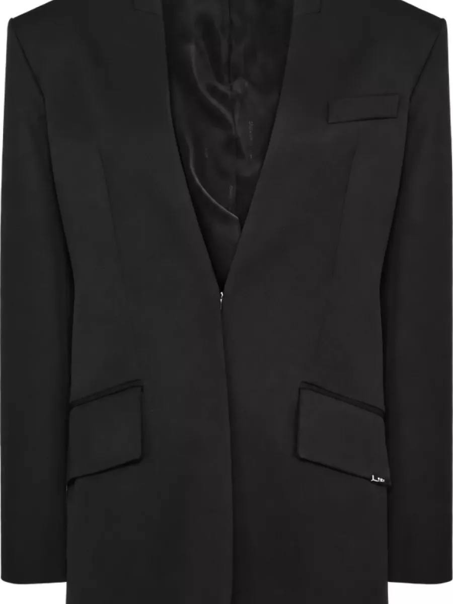 The Attico Virgin wool suit jacket