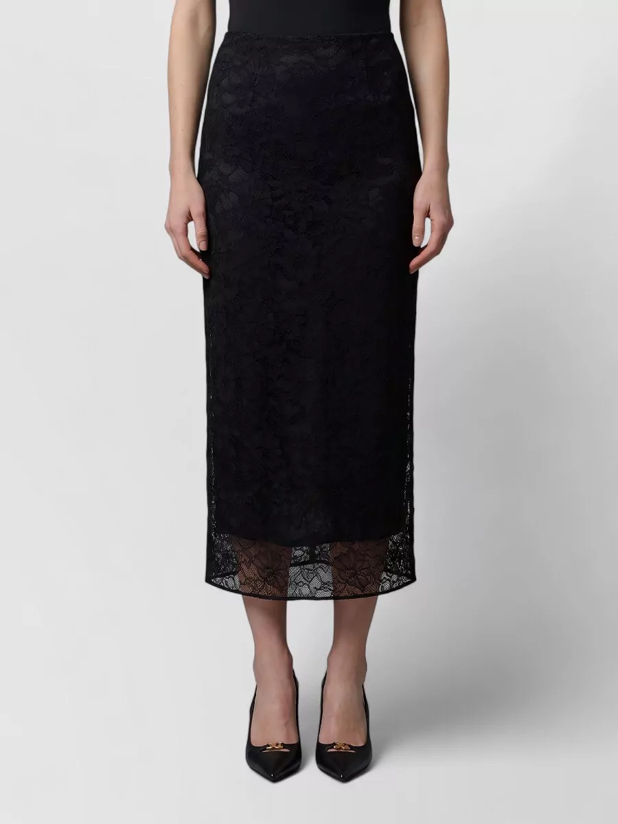 Dolce&Gabbana lace high-rise midi pencil skirt