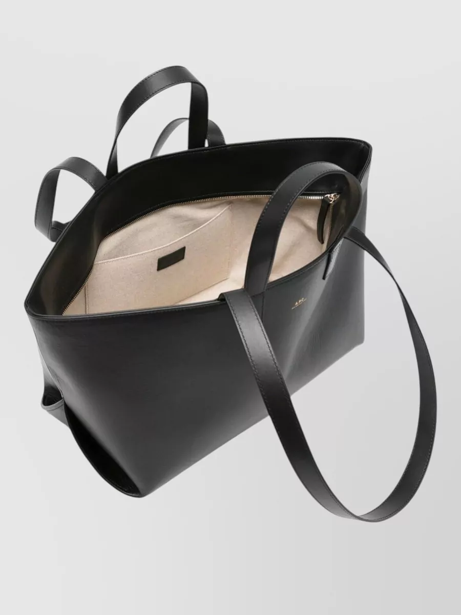 A.p.c. Drummer Leather Shoulder Bag