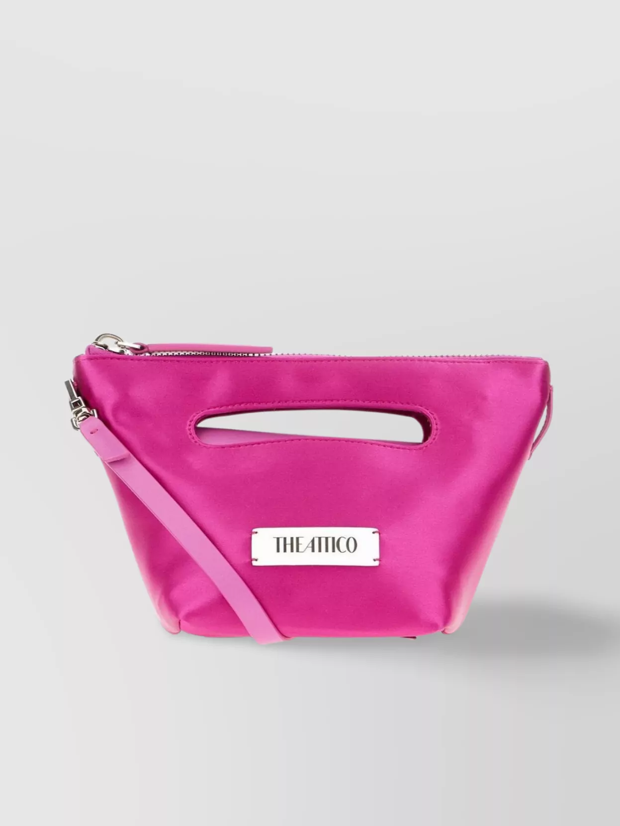 The Attico Satin Handbag Built-In Handles