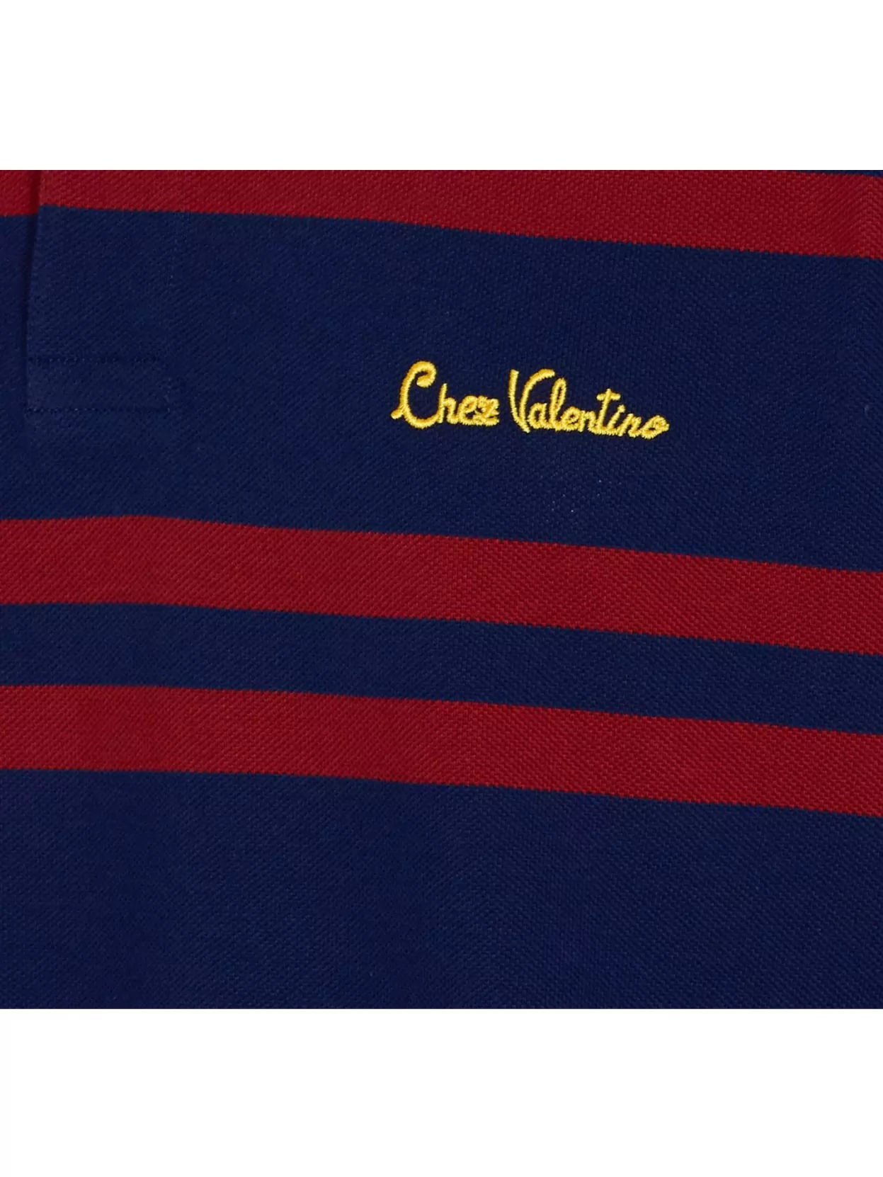 Valentino Garavani Striped Polo Shirt Regular Collar