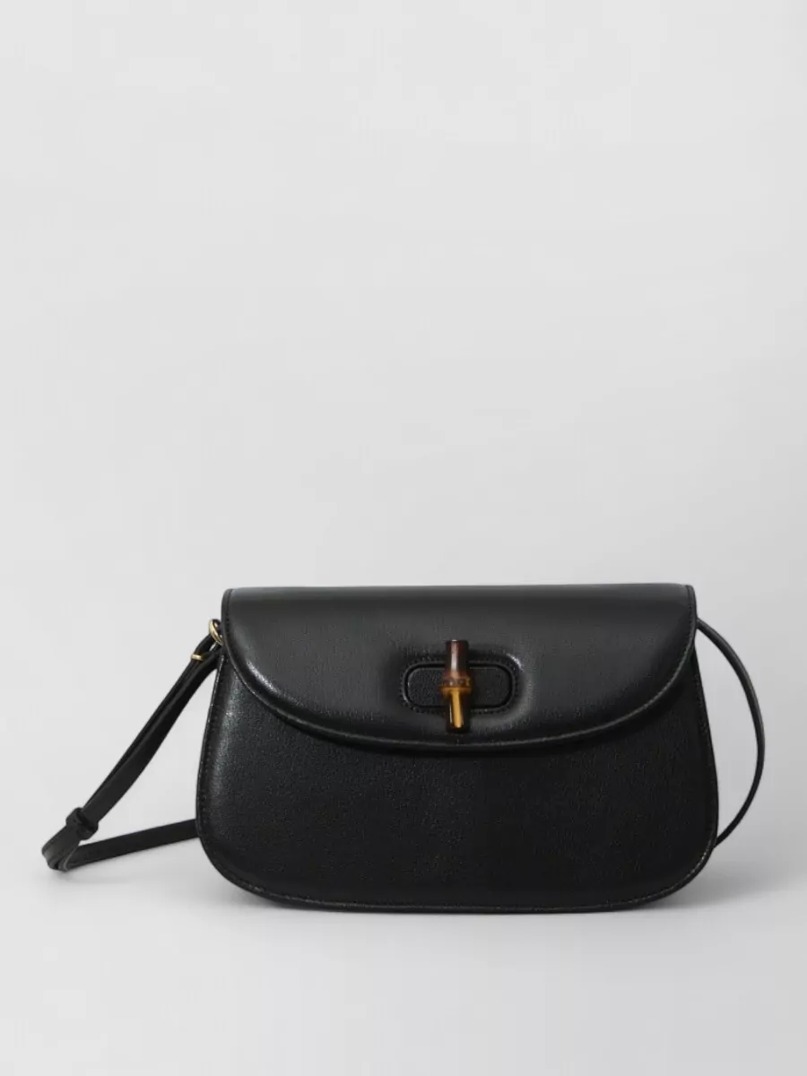 Gucci bamboo small leather cross-body bag