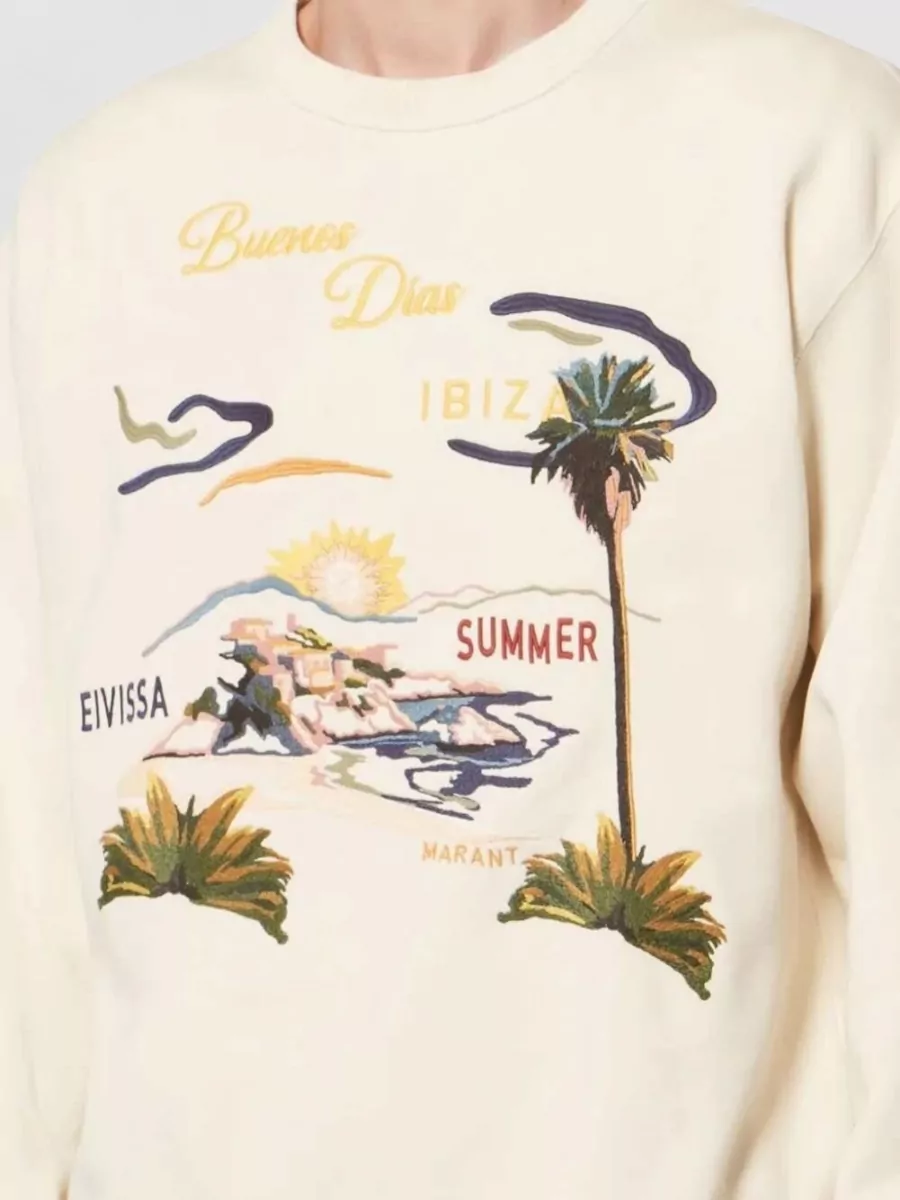 Isabel Marant Embroidered Crewneck Sweatshirt