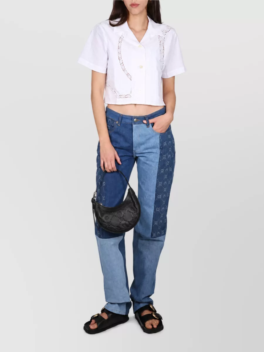 Marine Serre Denim Jeans