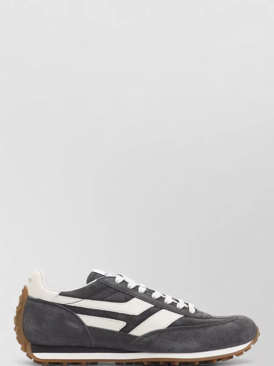 Tom Ford Leather Low-Top Sneakers