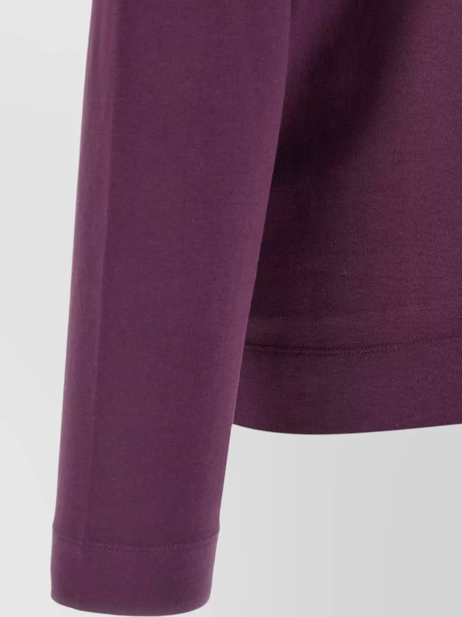 Dries Van Noten Hegland Crew Neck Long Sleeve T Shirt