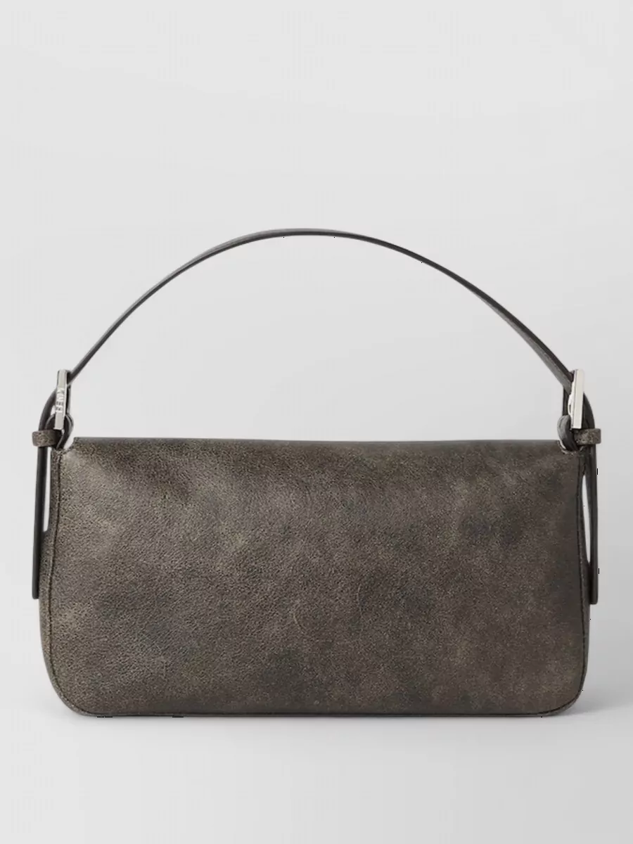 Fendi baguette calf leather shoulder bag