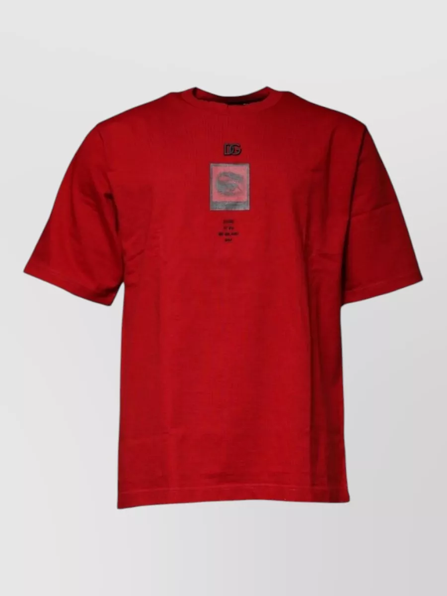 Dolce&Gabbana cotton crew neck t-shirt