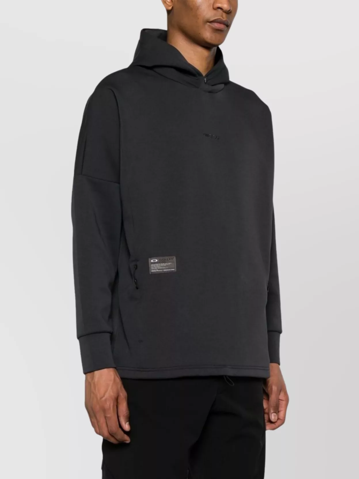 Oakley Hooded Sweatshirt With Drawstring And Pocket In Purple