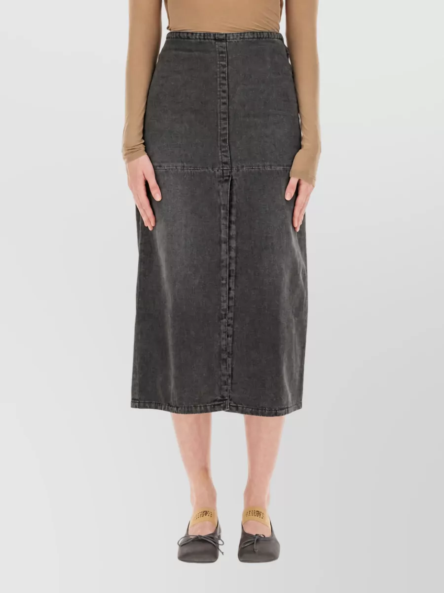 Mm6 Maison Margiela Denim Maxi Skirt