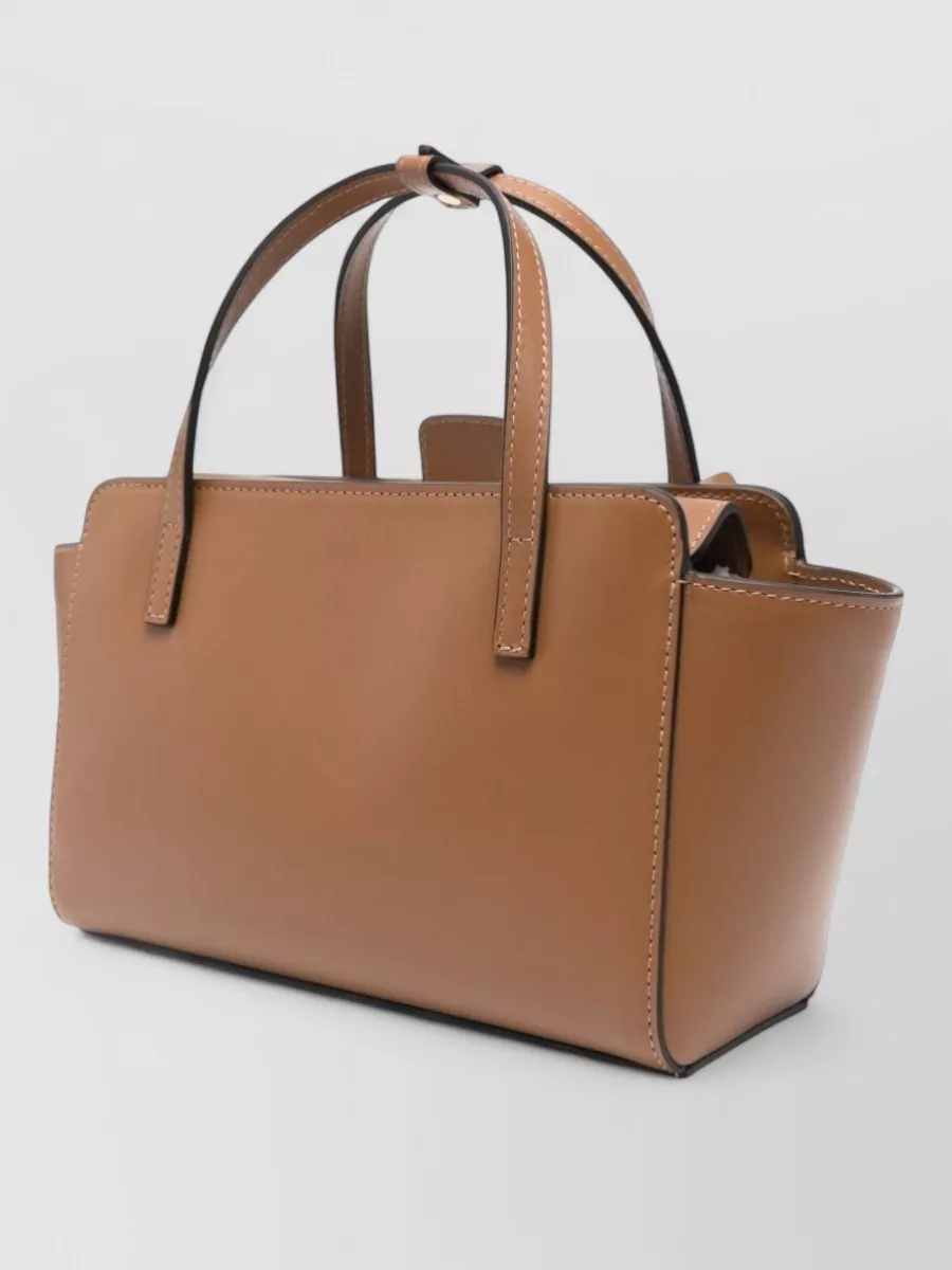 Hidesins Calf Leather Small Flap Tote Bag