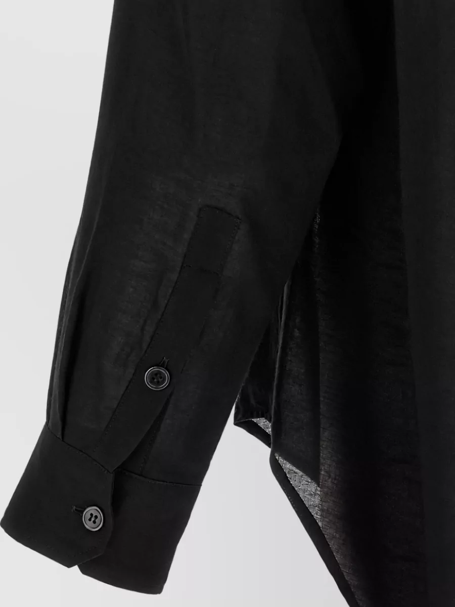 Yohji Yamamoto Stole Collar Shirt