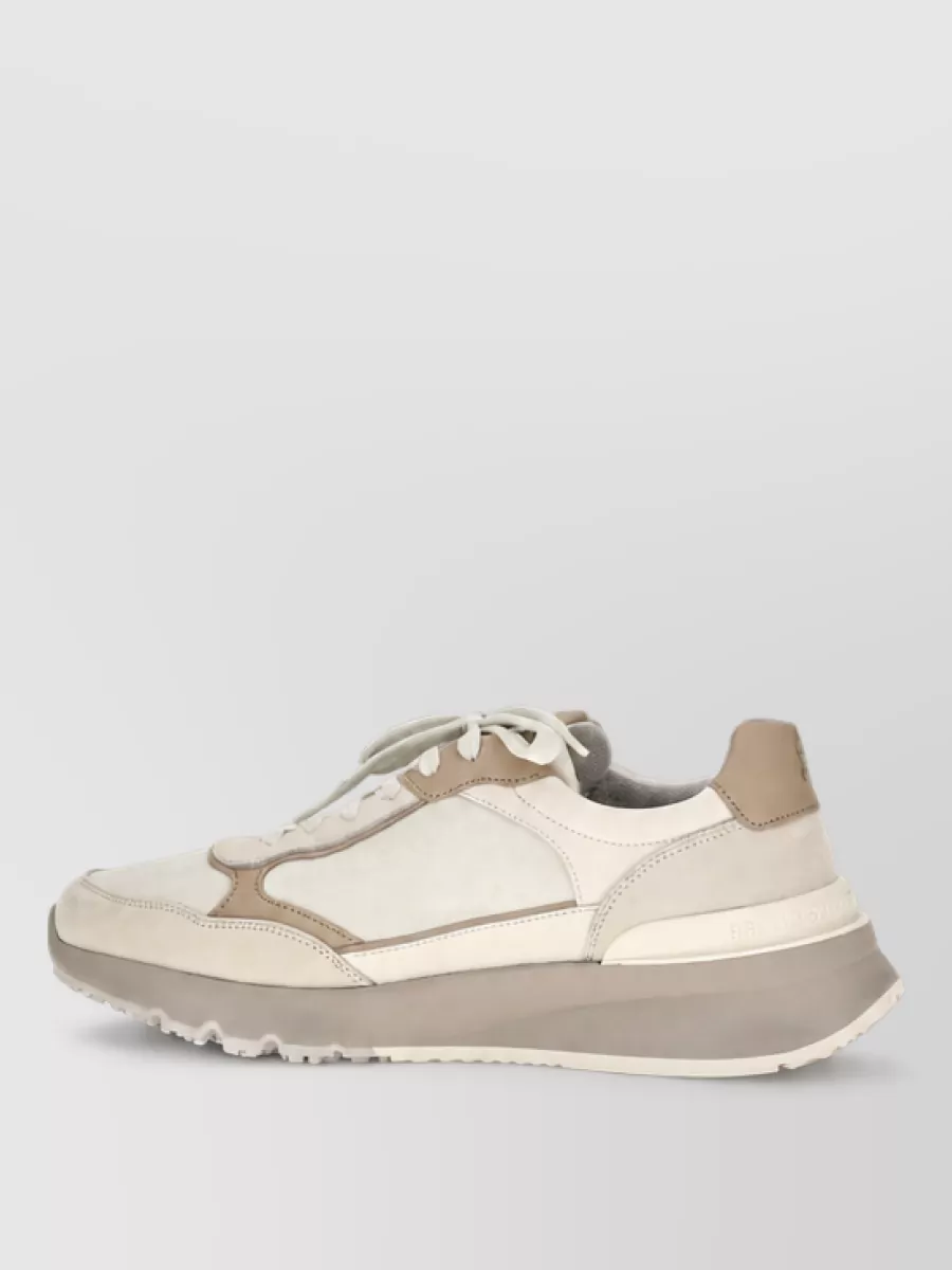 Brunello Cucinelli Leather Low-Top Sneakers