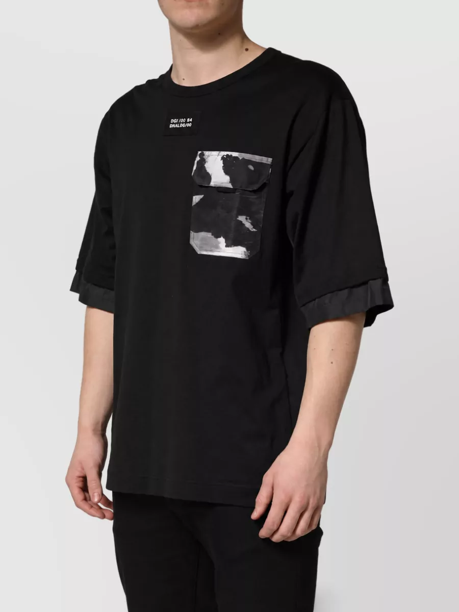 Dolce&Gabbana Camouflage Pocket Oversized T-Shirt