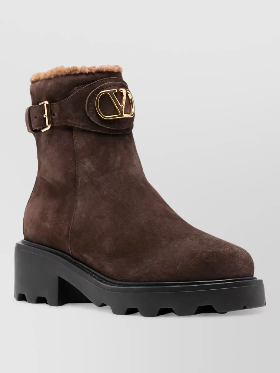 Valentino Suede ankle boots