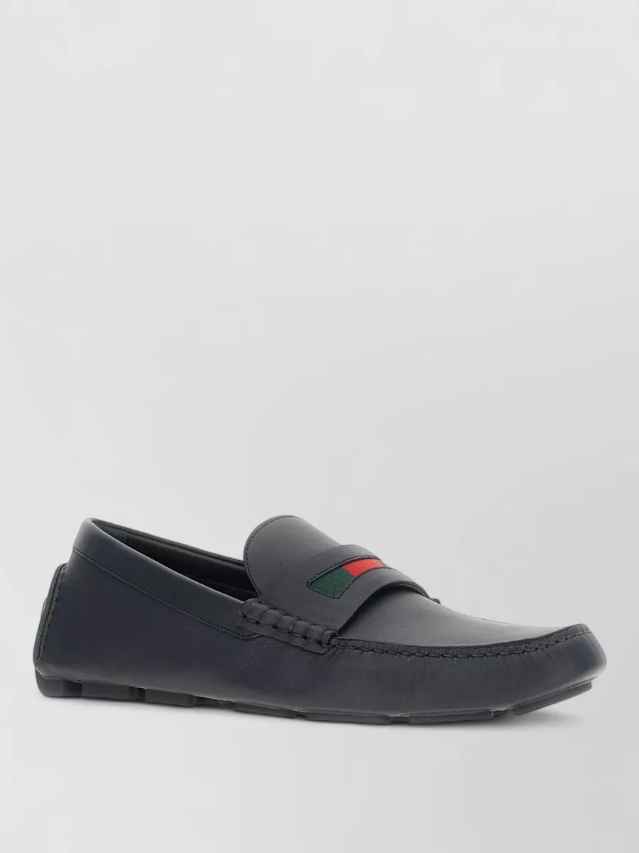 Gucci leather driver loafers