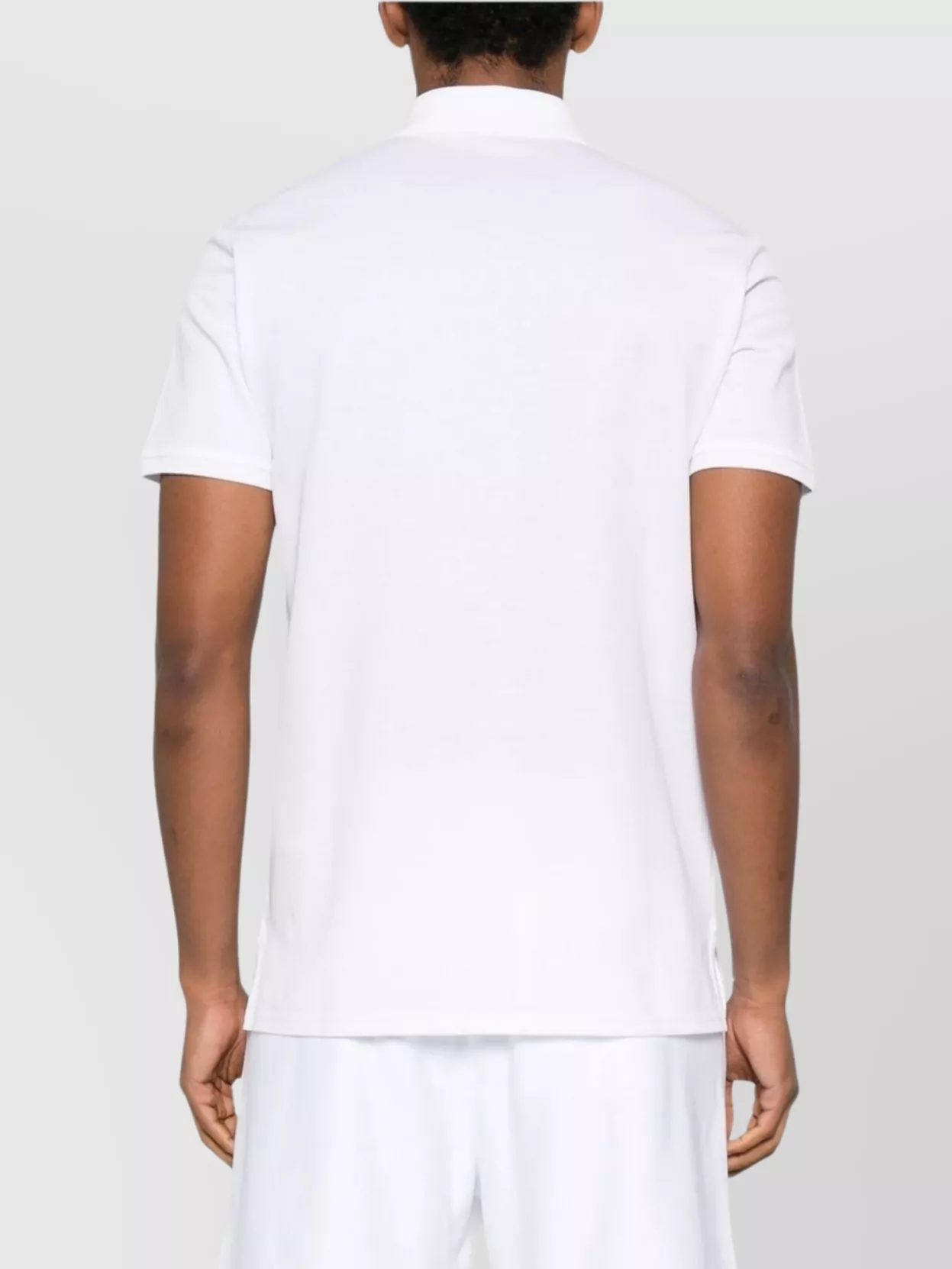 Givenchy Cotton Polo Shirt Featuring Short Sleeves And Collar