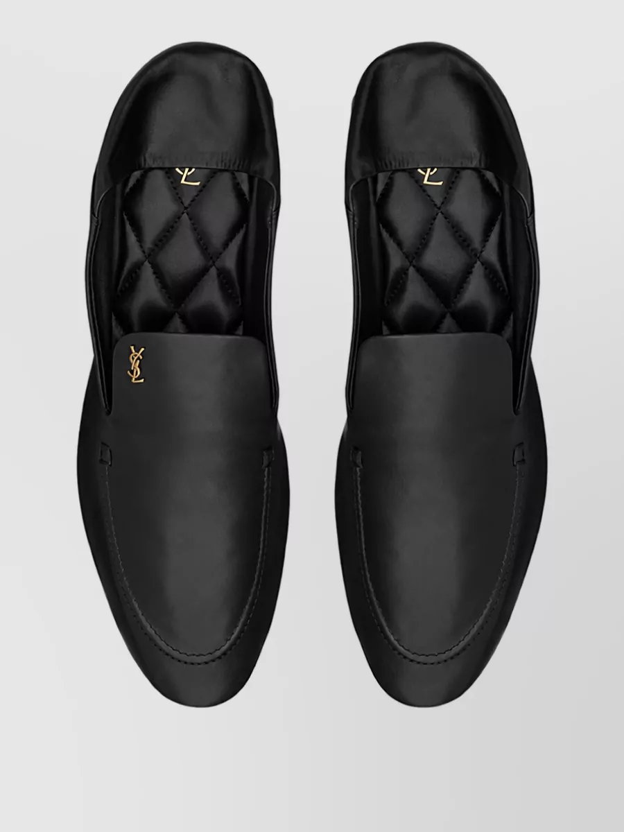 Saint Laurent Leather Mules