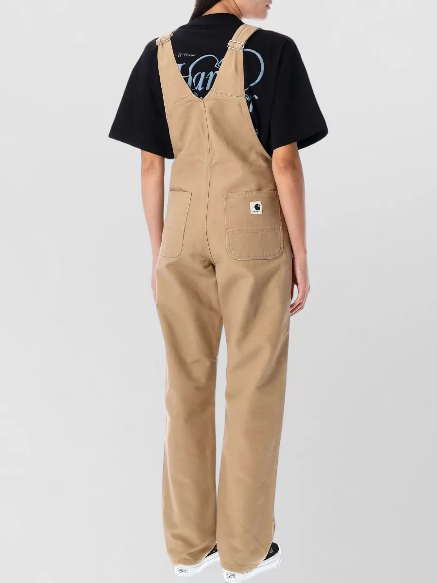 Carhartt Wip Organic Cotton Loose-Fit Wide-Leg Overalls