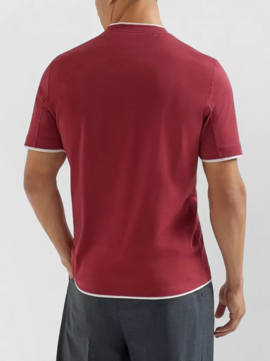 Brunello Cucinelli Crew Neck Short Sleeve T-Shirt