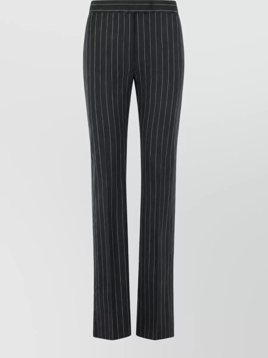 Sportmax wool slim flared tailored trousers