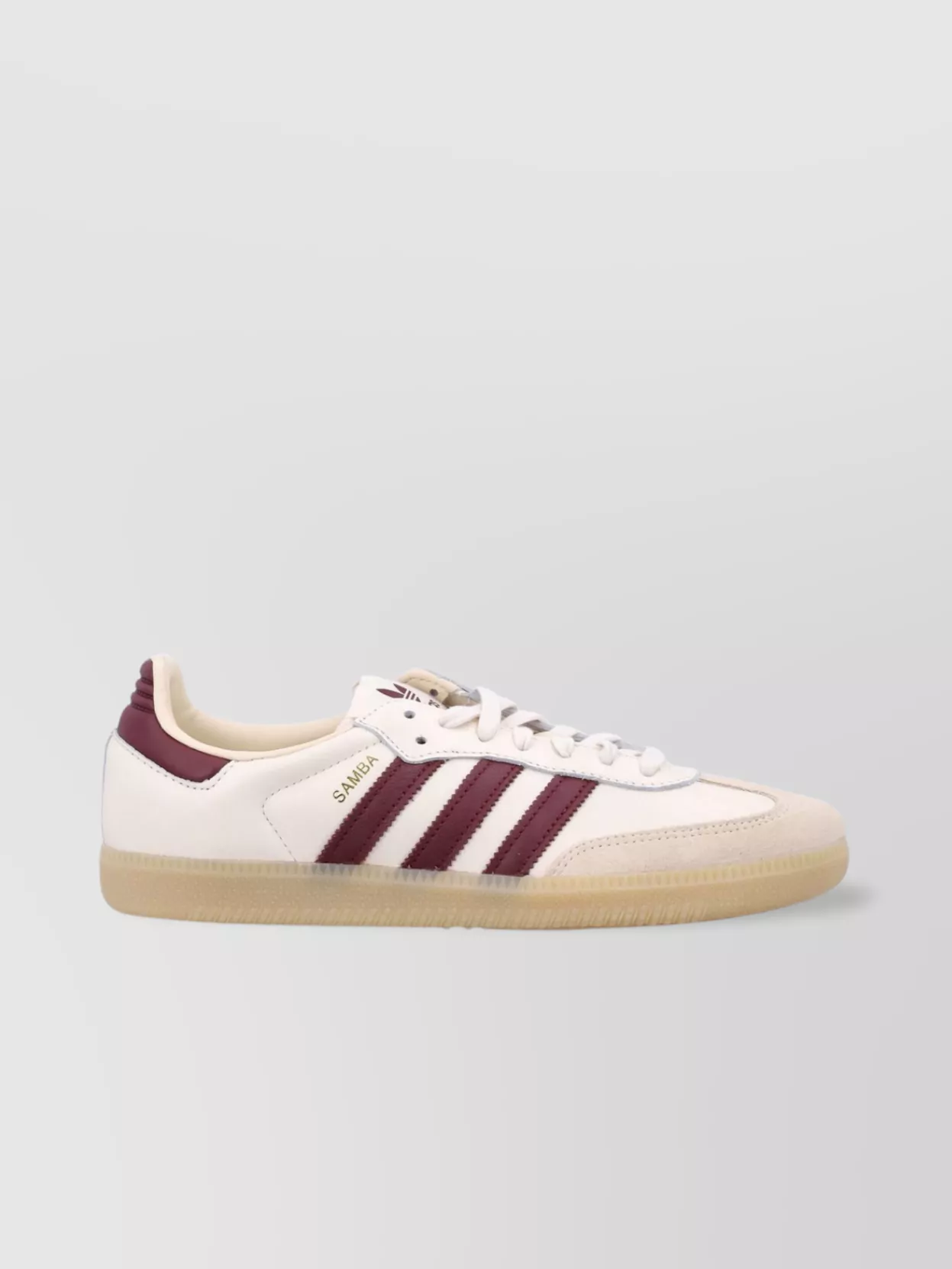 Adidas Originals Leather Sneakers With Serrated Stripes